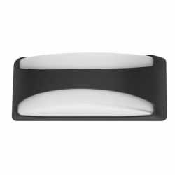 Aplique Exterior Daikon 1xe27 Negro Ip65 Policarbonato  13,2x32x13 Cm - Imagen 1