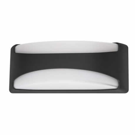 Aplique Exterior Daikon 1xe27 Negro Ip65 Policarbonato  13,2x32x13 Cm - Imagen 1