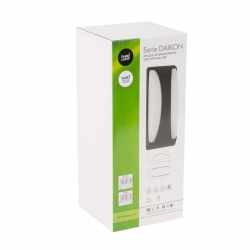 Aplique Exterior Daikon 1xe27 Negro Ip65 Policarbonato  13,2x32x13 Cm - Imagen 2