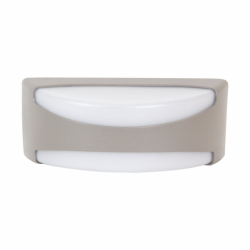Aplique Exterior Daikon 1xe27 Gris Ip65 Policarbonato  13,2x32x13 Cm - Imagen 1