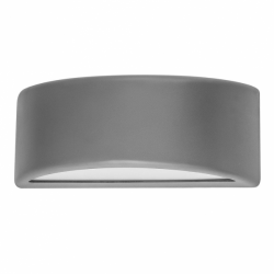 Aplique Exterior Kefir 1xe27 Gris Ip65 Policarbonato  13,2x32x13 Cm - Imagen 1