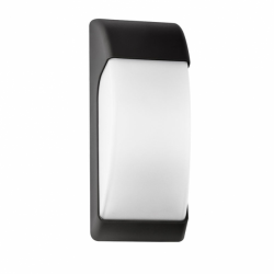 Aplique Exterior Espelta 1xe27 Negro Ip65 Policarbonato   32x12,9x13 Cm - Imagen 1