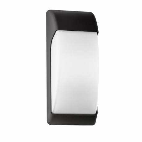 Aplique Exterior Espelta 1xe27 Negro Ip65 Policarbonato   32x12,9x13 Cm - Imagen 1