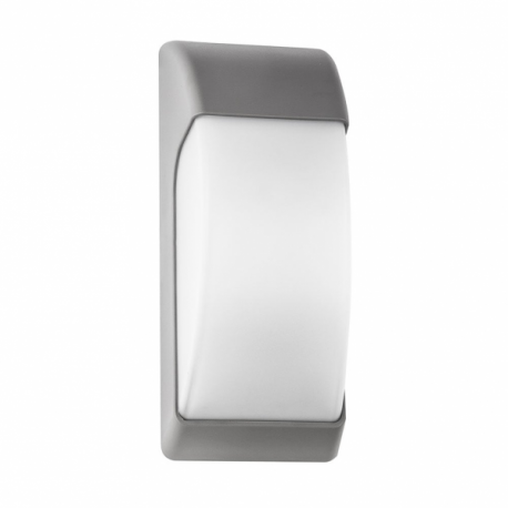 Aplique Exterior Espelta 1xe27 Gris Ip65 Policarbonato   32x12,9x13 Cm - Imagen 1