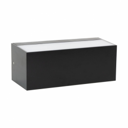 Aplique Exterior Masala 1xe27 Negro Ip65 Policarbonato  9x23x10,1 Cm - Imagen 1