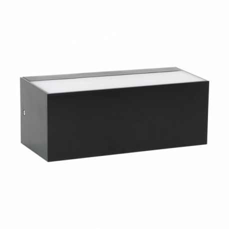 Aplique Exterior Masala 1xe27 Negro Ip65 Policarbonato  9x23x10,1 Cm - Imagen 1