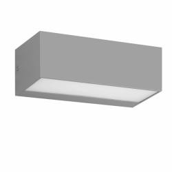 Aplique Exterior Masala 1xe27 Gris Ip65 Policarbonato  9x23x10,1 Cm - Imagen 1