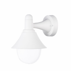 Aplique Exterior Mentol 1xe27 Blanco Ip44 Policarbonato   25x18,1x23,2 Cm - Imagen 1