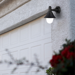 Aplique Exterior Mentol 1xe27 Negro Ip44  Policarbonato   25x18,1x23,2 Cm - Imagen 3