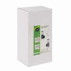 Aplique Exterior Azafran 1xe27 Negro Policarbonato  19,6x9,1x13,4 Cm  Ip44 - Imagen 2