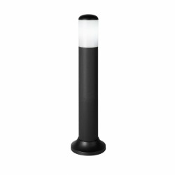 Pilar Exterior Azafran 1xe27 Negro 40x9,1x9,1 Cm Policarbonato  Ip44 - Imagen 1
