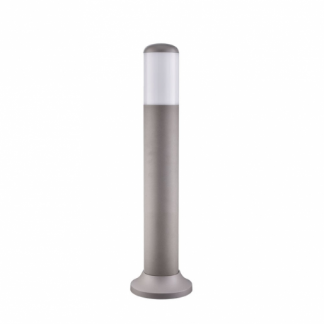 Pilar Exterior Azafran 1xe27 Gris 40x9,1x9,1 Cm Policarbonato  Ip44 - Imagen 1