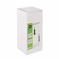 Pilar Exterior Azafran 1xe27 Gris 40x9,1x9,1 Cm Policarbonato  Ip44 - Imagen 2