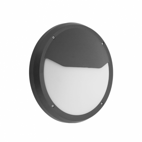 Aplique Exterior Coliandro 2xe27 Negro Policarbonato  9,4x30d  Ip65 - Imagen 1