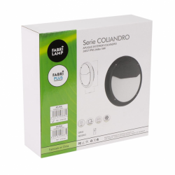 Aplique Exterior Coliandro 2xe27 Negro Policarbonato  9,4x30d  Ip65 - Imagen 2