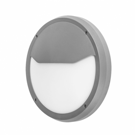 Aplique Exterior Coliandro 2xe27 Grispolicarbonato  9,4x30d  Ip65 - Imagen 1