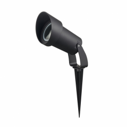 Pincho Exterior Clavos 1xgu10 Negro  22,8x8,6dpolicarbonato Ip65 - Imagen 1