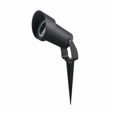 Pincho Exterior Clavos 1xgu10 Negro  22,8x8,6dpolicarbonato Ip65 - Imagen 1