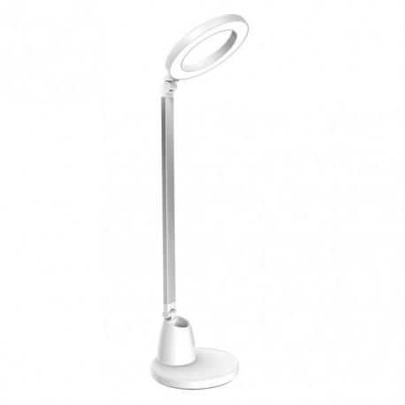 Flexo Calcita 8w 640lm 4000k Blanco/plata 55x16x16  Cm Tactil Y Regulable Intensidad - Imagen 1