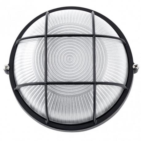 Aplique Ext. Aluminio Apus Grand. 1xe27 Negro Ip44 11x25x25  Cm - Imagen 1