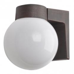Aplique Exterior Aluminio Procyon 1xe27 Marron  18x18x15 Cm  Ip44 - Imagen 1