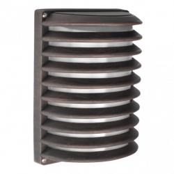 Aplique Ext. Aluminio Achernar 1xe27 Marron Ip44 25,5x18x13 Cm - Imagen 1