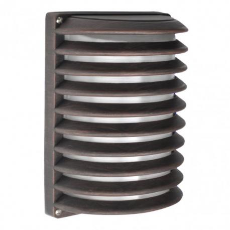 Aplique Ext. Aluminio Achernar 1xe27 Marron Ip44 25,5x18x13 Cm - Imagen 1