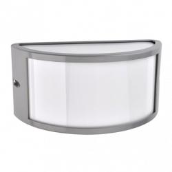 Aplique Exterior Aluminio Ara 1xe27 Gris Ip44 13x25x12 Cm - Imagen 1