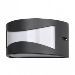 Aplique Exterior Aluminio Hadar 1xe27 Negro Ip44 13x25x12 Cm - Imagen 1