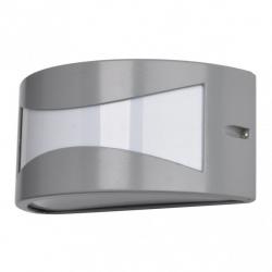 Aplique Exterior Aluminio Hadar 1xe27 Gris Ip44 13x25x12 Cm - Imagen 1