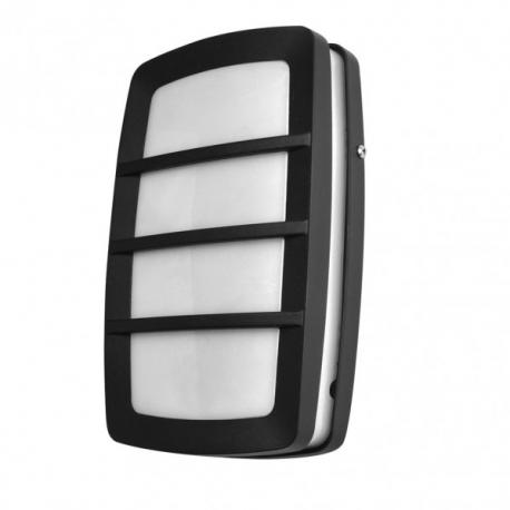 Aplique Exterior Aluminio Capella 1xe27 Negro Ip44 8,5x30x18,5 Cm - Imagen 1