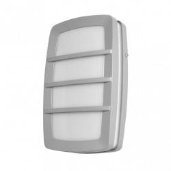 Aplique Exterior Aluminio Capella 1xe27 Gris Ip44 8,5x30x18,5 Cm - Imagen 1