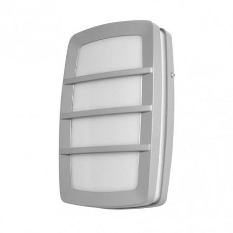 Aplique Exterior Aluminio Capella 1xe27 Gris Ip44 8,5x30x18,5 Cm - Imagen 1