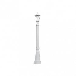 Farola Exterior Aluminio Auriga 1xe27 Blanco Ip44 220x20x20 Cm  Regulable En Altura - Imagen 2