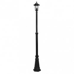 Farola Exterior Aluminio Auriga 1xe27 Negro Ip44 220x20x20 Cm  Regulable En Altura - Imagen 3