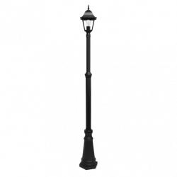 Farola Exterior Aluminio Spica 1xe27 Negro Ip44 220x20x20 Cm  Regulable En Altura - Imagen 3