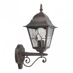 Aplique Exterior Aluminio Bootes 1xe27 Marron Ip44 44x27x18 Cm - Imagen 1