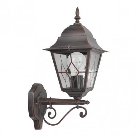 Aplique Exterior Aluminio Bootes 1xe27 Marron Ip44 44x27x18 Cm - Imagen 1