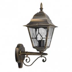 Aplique Exterior Aluminio Bootes1xe27 Neg/oro Ip44 44x27x18 Cm - Imagen 1