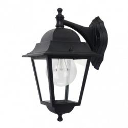 Aplique Exterior Aluminio Spica 1xe27 Negro Ip44  42x28x21,5 Cm - Imagen 1