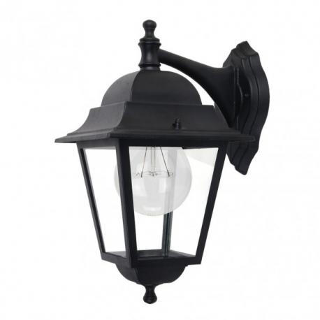Aplique Exterior Aluminio Spica 1xe27 Negro Ip44  42x28x21,5 Cm - Imagen 1