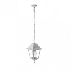 Colgante Exterior Aluminio Spica 1xe27 Blanco Ip44  Regx21,5x21,5 Cm - Imagen 1