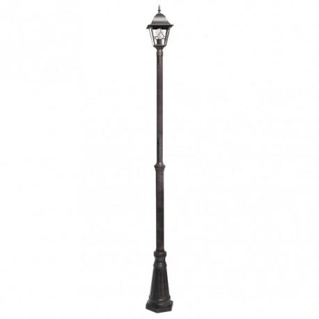 Farola Exterior Aluminio Bootes 1xe27 Marron Ip44  220x18x18 Cm - Imagen 1