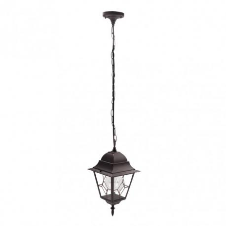 Colgante Exterior Aluminio Bootes 1xe27 Marron  Regx18,5x18,5 Cm  Ip44 - Imagen 1