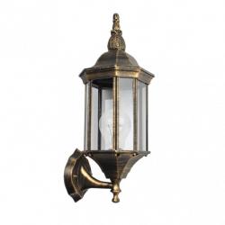 Aplique Exterior Aluminio Pollux 1xe27 Negro/oro   50x18x20 Cm Ip44 - Imagen 1