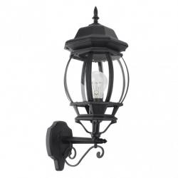Aplique Exterior Aluminio Caelum 1xe27 Negro Ip44 54x19x28 Cm - Imagen 1