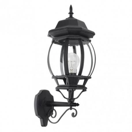 Aplique Exterior Aluminio Caelum 1xe27 Negro Ip44 54x19x28 Cm - Imagen 1