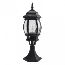 Sobremuro Exterior Aluminio Caelum 1xe27 Negro   49x16x16 Cm  Ip44 - Imagen 1