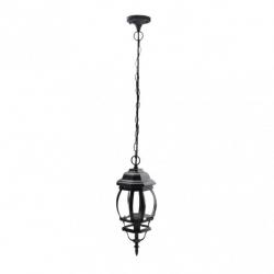 Colgante Exterior Aluminio Caelum 1xe27 Negro     Regx16x16 Cm  Ip44 - Imagen 1