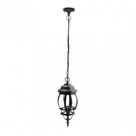 Colgante Exterior Aluminio Caelum 1xe27 Negro     Regx16x16 Cm  Ip44 - Imagen 1